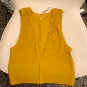 Urban Outfitters-stretch deep V neck top